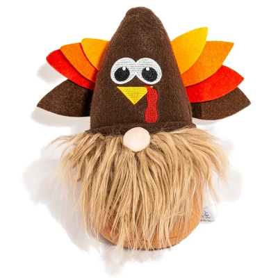 Midlee Thanksgiving Gnome Dog Toy With Hidden Ball 2 Midlee Thanksgiving Gnome Dog Toy With Hidden Ball - Image 2