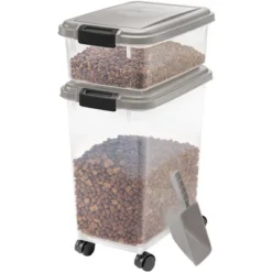 IRIS USA 33qt + 12qt Airtight Pet Food Container Combo With Scoop -PawHut Store GUEST 2dbd41af f097 45aa 9810 6de2de82b61e
