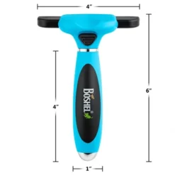 BOSHEL Deshedding Dog Brush – Upgraded Easy Clean Dog Grooming Brush Reduces Shedding Up To 95% - Deshedding Tool For Pets Of Long & Short Hair Pet