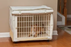 IRIS USA Wire Dog Crate Animal Cage, For Dogs Indoor