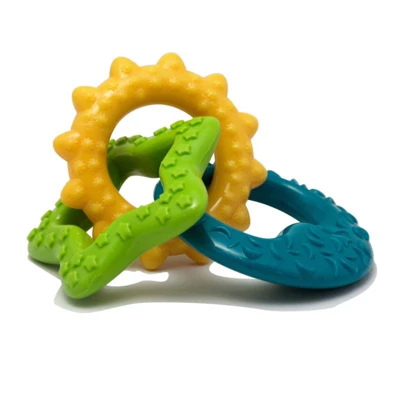 Nylabone Puppy Teething Rings - Bacon Flavor 1 Nylabone Puppy Teething Rings - Bacon Flavor
