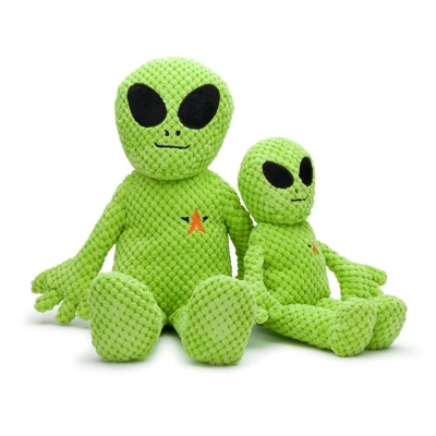 Fabdog Alien Floppy Plush Squeaky Dog Toy 1 Fabdog Alien Floppy Plush Squeaky Dog Toy