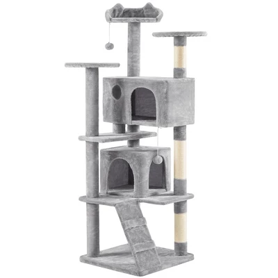 Yaheetech 70"H Cat Tree With 2 Condos For Kittens Small Cats 10 Yaheetech 70"H Cat Tree With 2 Condos For Kittens Small Cats - Image 10