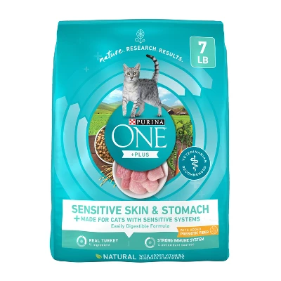Purina ONE Sensitive Skin & Stomach Adult Premium Turkey Flavor Dry Cat Food 8 Purina ONE Sensitive Skin & Stomach Adult Premium Turkey Flavor Dry Cat Food - Image 8