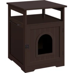 Yaheetech Decorative Cat Litter Box Enclosure 11 Yaheetech Decorative Cat Litter Box Enclosure -PawHut Store GUEST 302c93ac 5608 48ce 90fb 6f09e1475df4