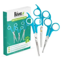 BOSHEL Dog Grooming Scissors Set - 3 Dog Grooming Shears - 1 Large Straight Dog Scissors - 1 Micro-serrated Scissors - 1 Dog Thinning Shears 9 BOSHEL Dog Grooming Scissors Set - 3 Dog Grooming Shears - 1 Large Straight Dog Scissors - 1 Micro-serrated Scissors - 1 Dog Thinning Shears -PawHut Store GUEST 303b449d 9dc1 486b b8da 675e3a7b4d21