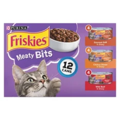 Purina Friskies Meaty Bits Gourmet Grill, Chicken & Beef Wet Cat Food -PawHut Store GUEST 313dc73b c9bf 4063 8533 735f36bc026d