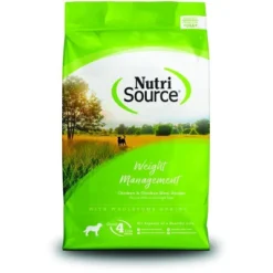 NutriSource Weight Management Chicken & Chicken Meal Dry Dog Food - 26LB