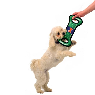 NCAA Illinois Fighting Illini Field Dog Toy 3 NCAA Illinois Fighting Illini Field Dog Toy - Image 3