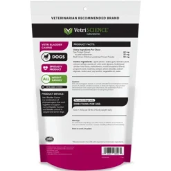 VetriScience Vetri Bladder Canine Formula, Urinary Tract Support, Chicken Liver Flavor, 60 Bite Sized Chews