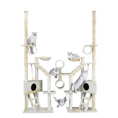 Go Pet Club 106" Cat Tree House With Large Houses FC02 2 Go Pet Club 106" Cat Tree House With Large Houses FC02 - Image 2