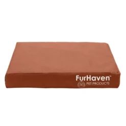 FurHaven Logo Indoor/Outdoor Deluxe Memory Foam Dog Bed