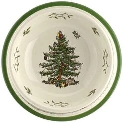 Spode Christmas Tree Pet Bowl 8.4"