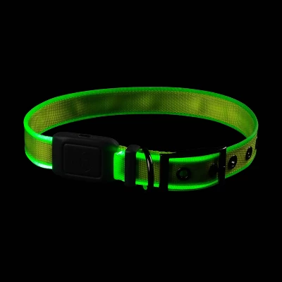 Nite Ize Nite Dog Rechargeable LED Dog Collar - L - Lime/Green 5 Nite Ize Nite Dog Rechargeable LED Dog Collar - L - Lime/Green - Image 5