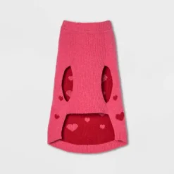 Dog And Cat Sweater - Pink/Red - Boots & Barkley™