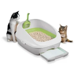 Purina Tidy Cats Litter Box System BREEZE System Starter Kit Litter Box Litter Pellets & Pads - 7.9lbs -PawHut Store GUEST 37e5d293 2a44 428b 841d c8d4eb25f3d0