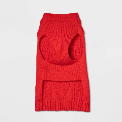 Gingerbread Playhouse Red Knit Cat And Dog Sweater - Wondershop™ 2 Gingerbread Playhouse Red Knit Cat And Dog Sweater - Wondershop™ - Image 2