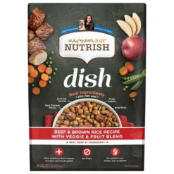 Rachael Ray Nutrish Dish Beef & Brown Rice Recipe Super Premium Dry Dog Food -PawHut Store GUEST 3887570f e069 4b1b b416 3f5cde4acf72