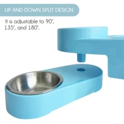 Adjustable Dog & Cat Food And Water Dispenser Set, Double Dog & Cat Bowls With Steel Bowl, Pet Refillable Water Bowl -PawHut Store GUEST 38c2b4cd 46a9 40c4 9503 d7a083f8b199
