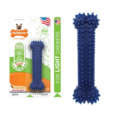 Nylabone Dental Chew Bone - Chicken Flavor(Petite) 2 Nylabone Dental Chew Bone - Chicken Flavor(Petite) - Image 2