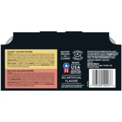 Sheba Kitten Soft Pate Perfect Portions Wet Cat Food With Salmon & Chicken Flavor - 31.7oz/12ct