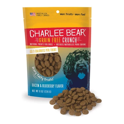 Charlee Bear Grain-Free Crunch Training Dog Treats Variety 3 Pack - 8 Oz 4 Charlee Bear Grain-Free Crunch Training Dog Treats Variety 3 Pack - 8 Oz - Image 4