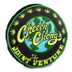 Buckle-Down Dog Toy Squeaker Plush - CHEECH & CHONG THE JOINT VENTURE Round