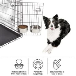 Pet Adobe Stainless-Steel Hanging Dog Bowl Set -PawHut Store GUEST 3e1fc4b4 048f 4b42 93e8 c065b2c96514