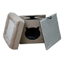 Go Pet Club Comfy Cat Cube Bed Cat Face F882