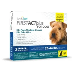 Tevra Pet FirstAct Plus Flea And Tick Treatment For Dogs - 3 Doses -PawHut Store GUEST 3e2f6bc8 16e5 48ac bfc7 a86043ee7261