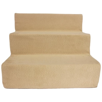 Precious Tails High Density Foam Steps Dog Stairs - Camel 7 Precious Tails High Density Foam Steps Dog Stairs - Camel - Image 7
