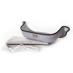 K&H Pet Products Thermo EZ Mount Window Bed-Extra Deep Gray 27" X 10" X 11" 4W