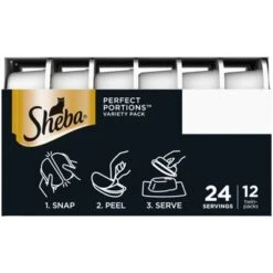Sheba Perfect Portions Cuts In Gravy Chicken & Turkey Premium Adult Wet Cat Food All Stages - 2.6oz/12ct Variety Pack 8 Sheba Perfect Portions Cuts In Gravy Chicken & Turkey Premium Adult Wet Cat Food All Stages - 2.6oz/12ct Variety Pack -PawHut Store GUEST 409a0a35 a8e4 41a8 a5fd 4b0137bff1a9