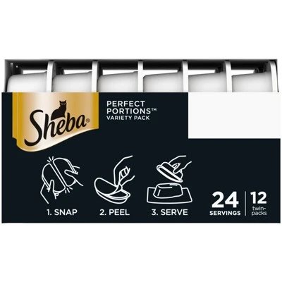 Sheba Perfect Portions Cuts In Gravy Chicken & Turkey Premium Adult Wet Cat Food All Stages - 2.6oz/12ct Variety Pack 3 Sheba Perfect Portions Cuts In Gravy Chicken & Turkey Premium Adult Wet Cat Food All Stages - 2.6oz/12ct Variety Pack - Image 3