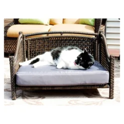 Iconic Pet Beds For Dogs And Cats - Rattan Maharaja Bed - Brown -PawHut Store GUEST 41da358e 8cda 44d0 afb9 450e8b36bf29