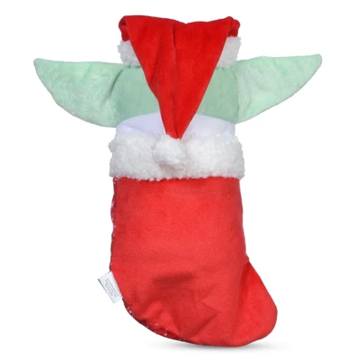 Star Wars: 10" Holiday Grogu Stocking Burrow Toy 2 Star Wars: 10" Holiday Grogu Stocking Burrow Toy - Image 2