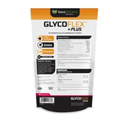 VetriScience GlycoFlex Plus Joint Support Bite-Sized Bacon Flavor Dog Chews, 120 Ct