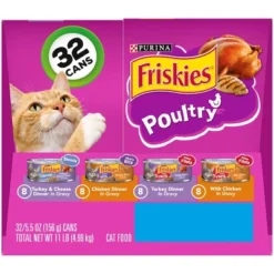 Purina Friskies Shreds, Meaty Bits & Prime Filets With Chicken, Turkey And Cheese Flavor Wet Cat Food - 5.5oz/32ct Variety Pack 11 Purina Friskies Shreds, Meaty Bits & Prime Filets With Chicken, Turkey And Cheese Flavor Wet Cat Food - 5.5oz/32ct Variety Pack -PawHut Store GUEST 44ab8d2a 56bf 4e0f a756 9bb246f5e323
