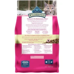Blue Buffalo Wilderness High Protein Natural Adult Dry Cat Food With Salmon