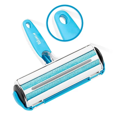 BOSHEL Pet Hair Remover - Lint Roller For Pet Hair - Dog Hair Remover With Big Hair Base - Easy Clean Chom Chom Roller With Comfy Rubber Handle 1 BOSHEL Pet Hair Remover - Lint Roller For Pet Hair - Dog Hair Remover With Big Hair Base - Easy Clean Chom Chom Roller With Comfy Rubber Handle