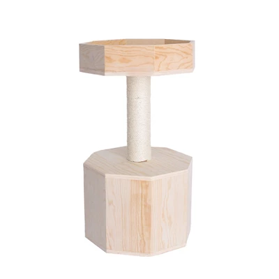 Armarkat Premium Scots Pine 29-Inch Real Wood Cat Tree With Perch And Condo 7 Armarkat Premium Scots Pine 29-Inch Real Wood Cat Tree With Perch And Condo - Image 7