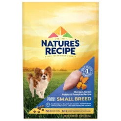 Nature's Recipe Grain Free Chicken, Sweet Potato & Pumpkin Recipe Small Breed Adult Dry Dog Food 11 Nature's Recipe Grain Free Chicken, Sweet Potato & Pumpkin Recipe Small Breed Adult Dry Dog Food -PawHut Store GUEST 46437a63 4c88 428a a286 a2c64e052eca