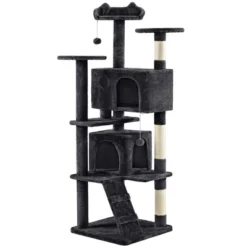 Yaheetech 70"H Cat Tree With 2 Condos For Kittens Small Cats 24 Yaheetech 70"H Cat Tree With 2 Condos For Kittens Small Cats -PawHut Store GUEST 46c47912 1145 4754 9ad8 1f0b67230b57
