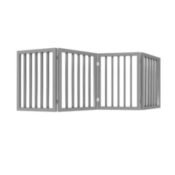 Pet Adobe Indoor Pet Gate - Folding Dog Gate For Stairs Or Doorways - Freestanding Pet Fence For Cats And Dogs -PawHut Store GUEST 47a0fa94 7b59 45ee 8be6 0076d0f26a34