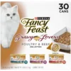 Purina Fancy Feast Gravy Lovers Chicken, Turkey & Beef Collection Gourmet Wet Cat Food - 3oz/30ct Variety Pack