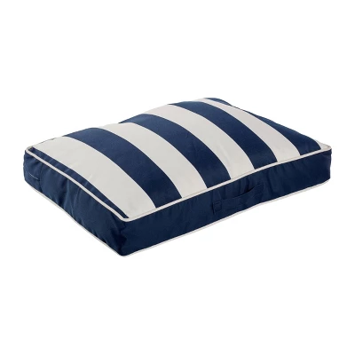 Winn + Willow Sadie Reversible Dog And Cat Bed - Navy And White Stripe 2 Winn + Willow Sadie Reversible Dog And Cat Bed - Navy And White Stripe - Image 2