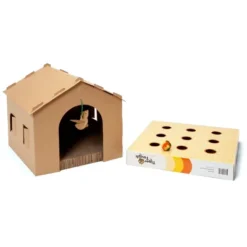 FurHaven Corrugated House Cat Scratcher With Catnip -PawHut Store GUEST 49ec5fbd edd4 46db af93 4ea73bb07e44