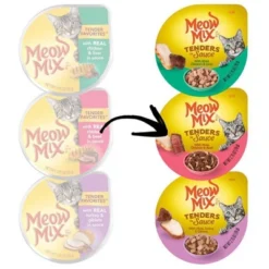 Meow Mix Tender Favorites With Liver, Turkey, Chicken & Beef Flavors Wet Cat Food - 2.75oz/24ct Variety Pack -PawHut Store GUEST 4abb6d9d f075 4cd0 9d74 b944b068c63b