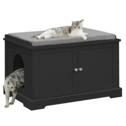 Organnice Cat Hidden Litter Box With Cushion 6 Organnice Cat Hidden Litter Box With Cushion -PawHut Store GUEST 4b353b25 bf80 4470 bc9d 88406efbb871