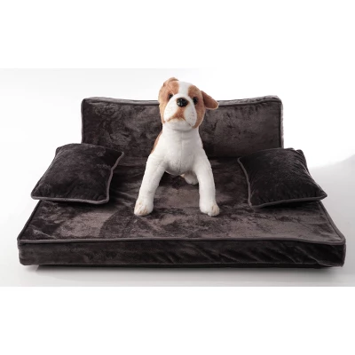 Precious Tails Modern Sofa Cat And Dog Bed - M - Charcoal 6 Precious Tails Modern Sofa Cat And Dog Bed - M - Charcoal - Image 6